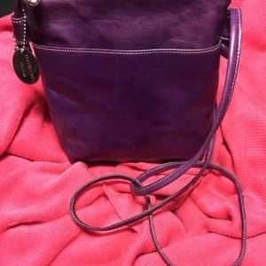 PURPLE LEATHER Crossbody Bag ON SALE